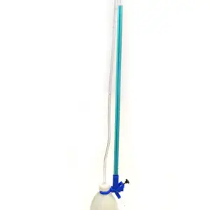 Automatic Self-Zeroing Closed System Borosilicate 50 mL Burette with Reservoir, Tube, and Base