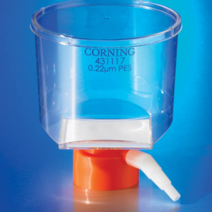 Disposable Bottletop Filter, 500 mL Capacity, PES Membrane, Pack of 12 (Model 431118)