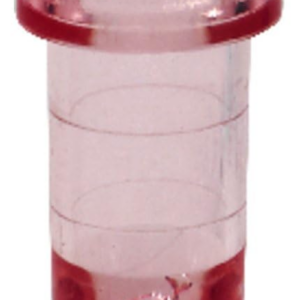 Evergreen Serum Sample Cups for Hitachi Chemistry Analyzers 717, 736, 737 - Red, 1000 Count, Polystyrene, 2-2.5 mL Capacity for Sample Collection, Processing, and Analysis