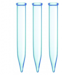 Disposable 50 mL Glass Conical Bottom Centrifuge Tubes with Snap Cap Closure, Case of 72 (Model 73790-50)