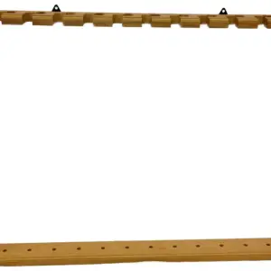 Natural Wood Buret Rack for Laboratories, 12-Buret Capacity